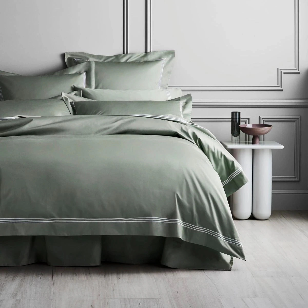1200TC Palais Lux Dew Quilt Cover by Sheridan