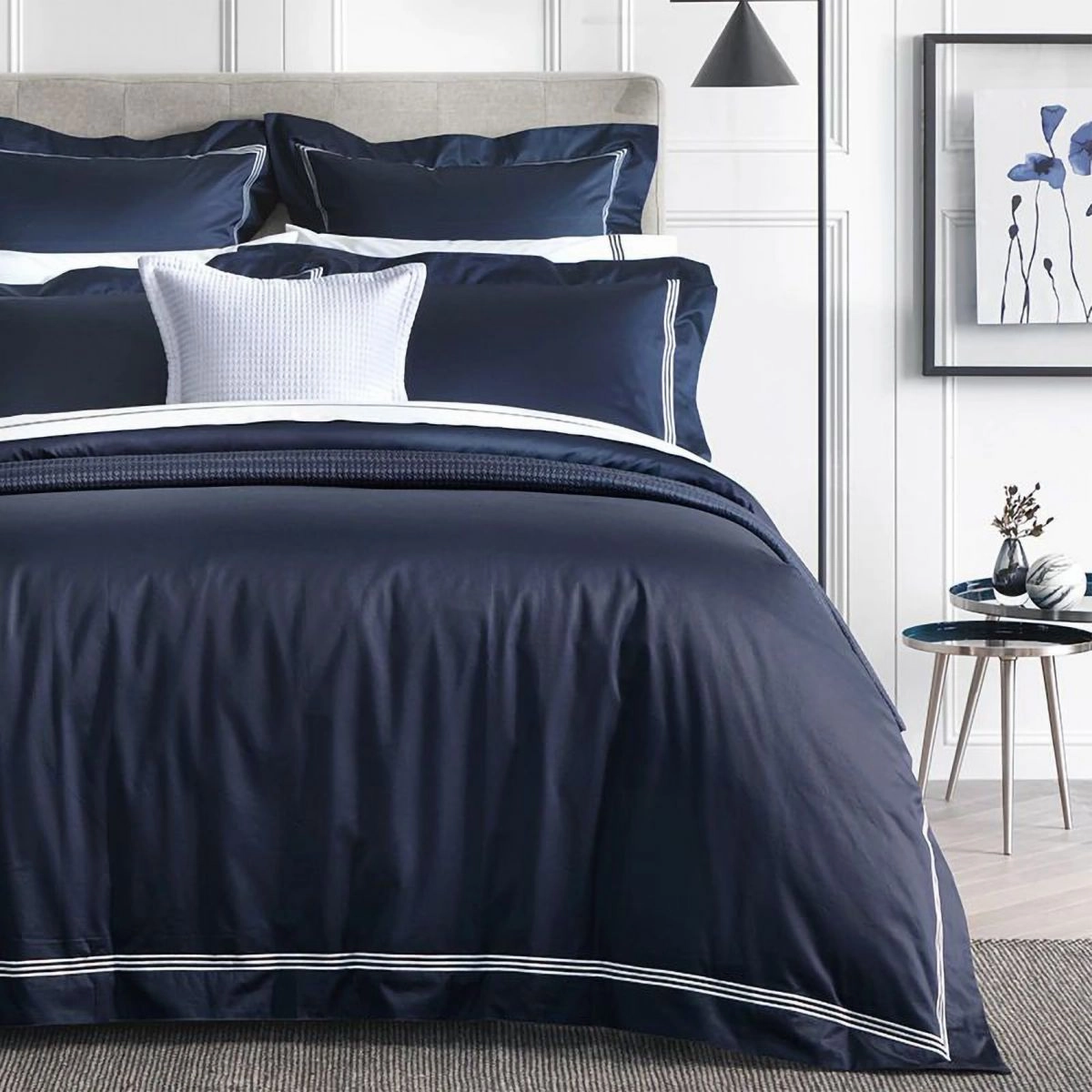 1200TC PALAIS LUX Midnight Quilt Cover by Sheridan