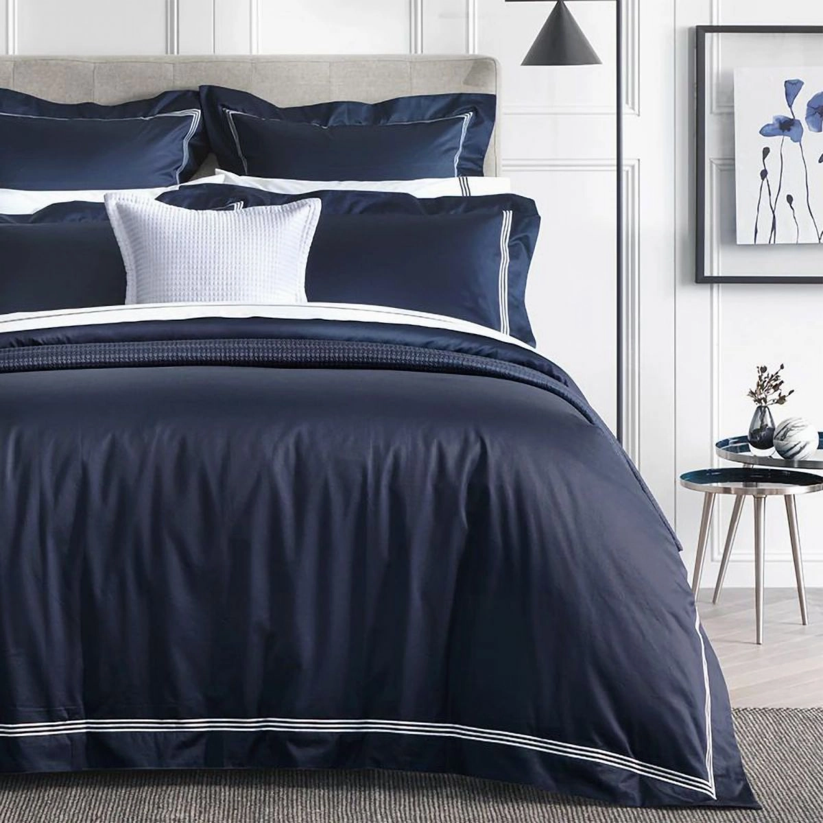 1200TC PALAIS LUX Midnight Quilt Cover by Sheridan