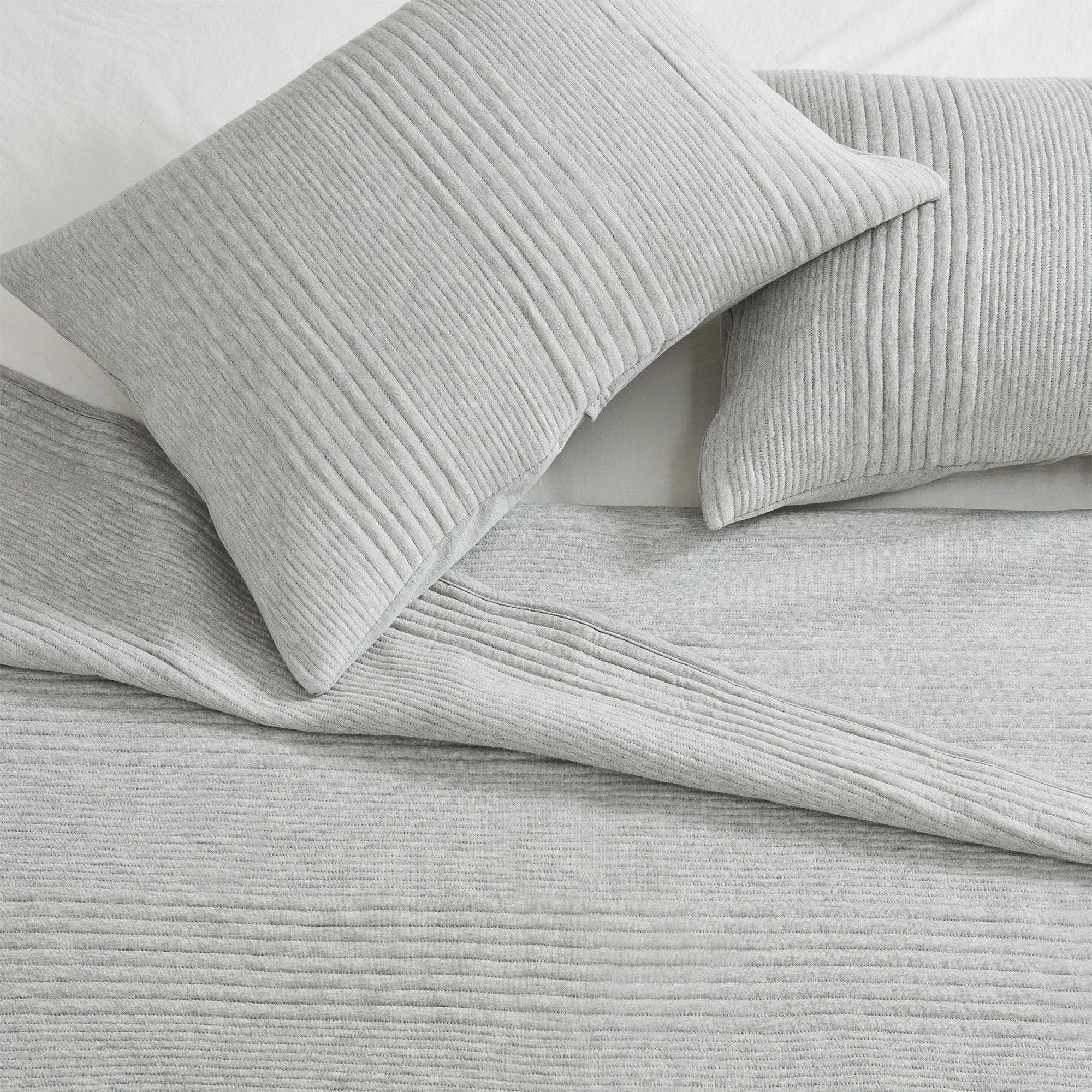 3 Piece Jersey Knit Quilt Set - Natalie Collection