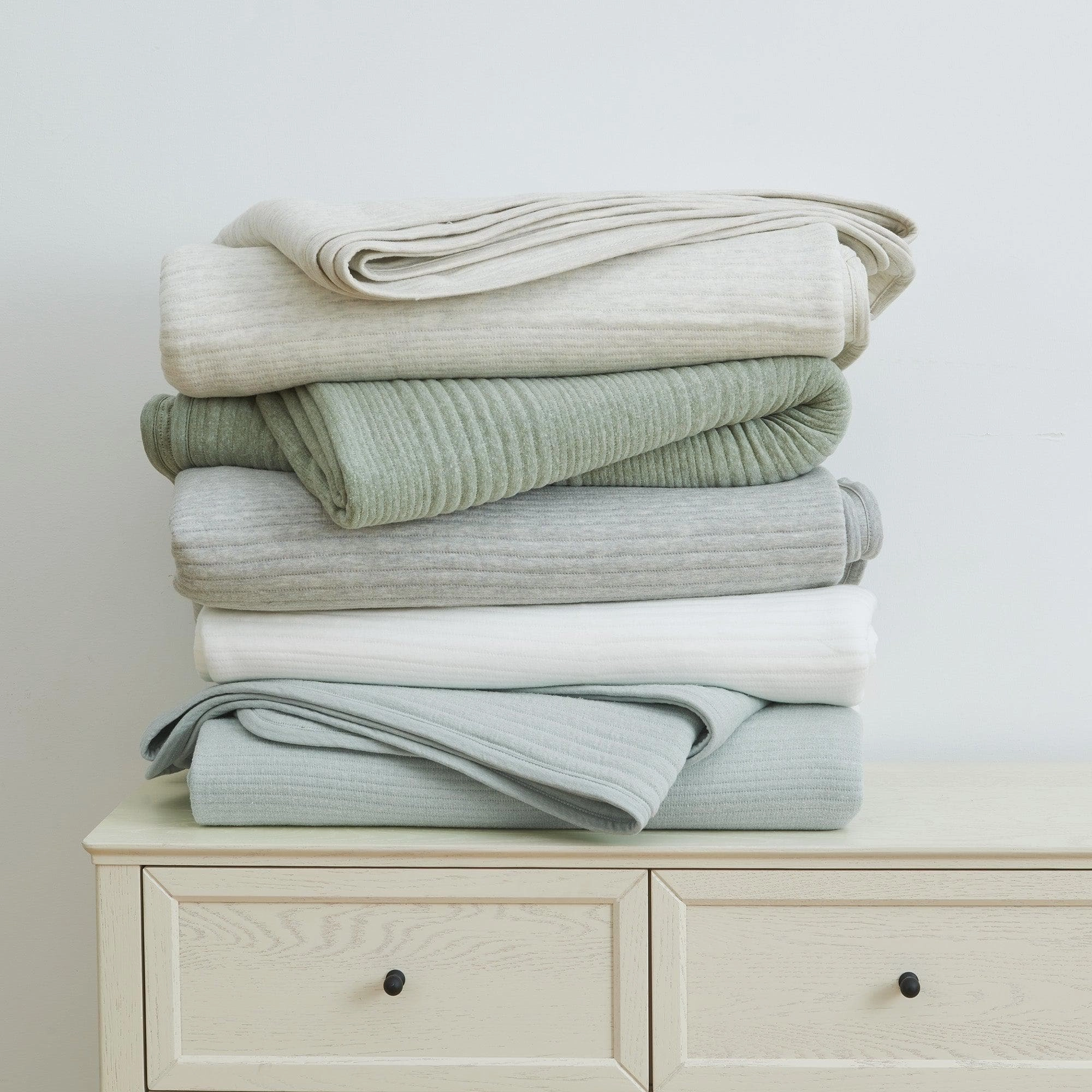 3 Piece Jersey Knit Quilt Set - Natalie Collection