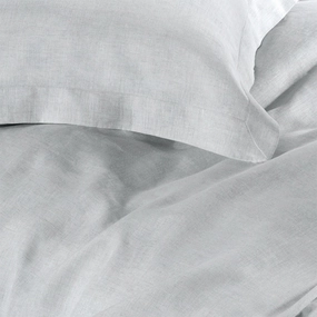Abbotson Silver Linen Tailored Pillowcase Pair by Sheridan