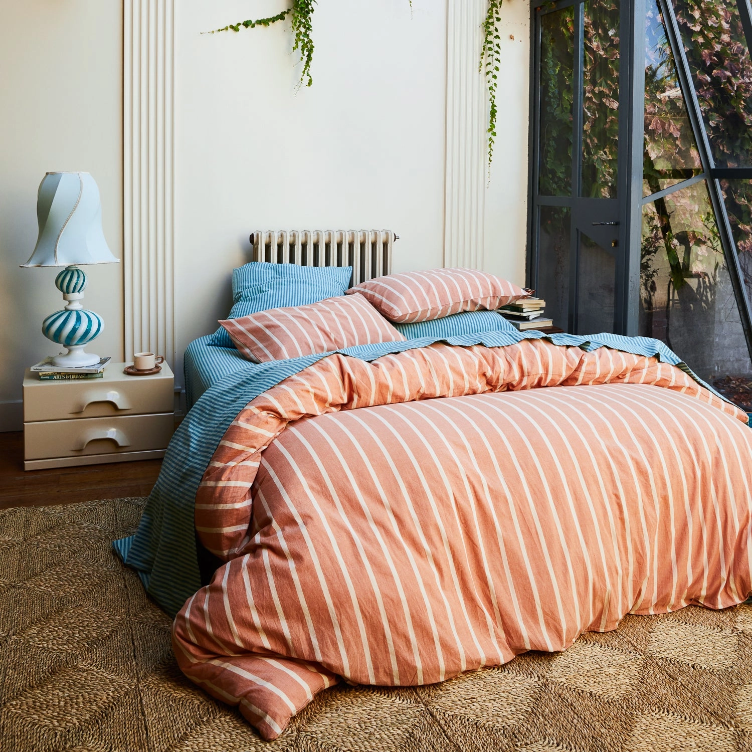 Abrielle Cotton Quilt Cover - Crème Caramel
