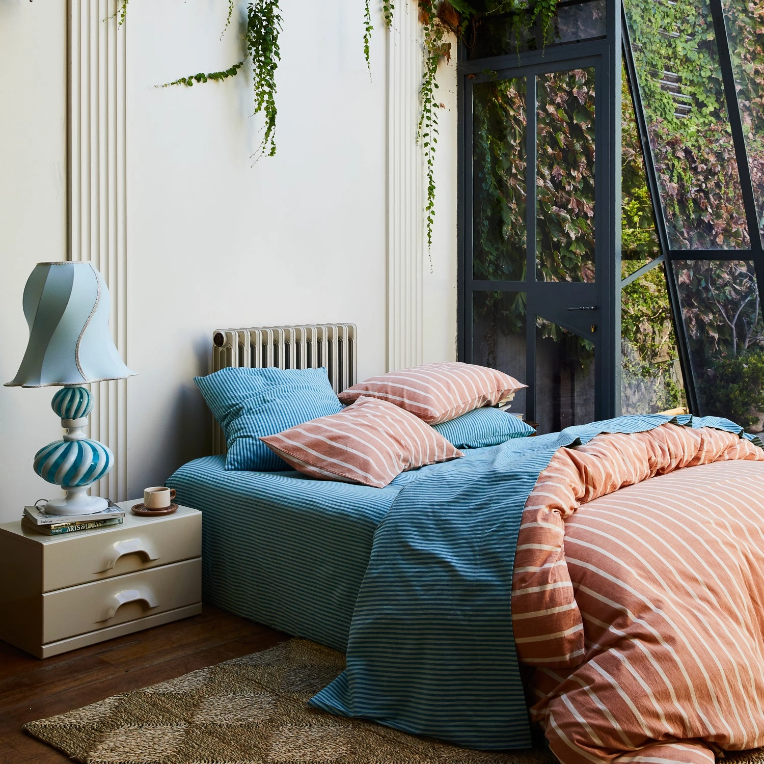 Abrielle Cotton Quilt Cover - Crème Caramel