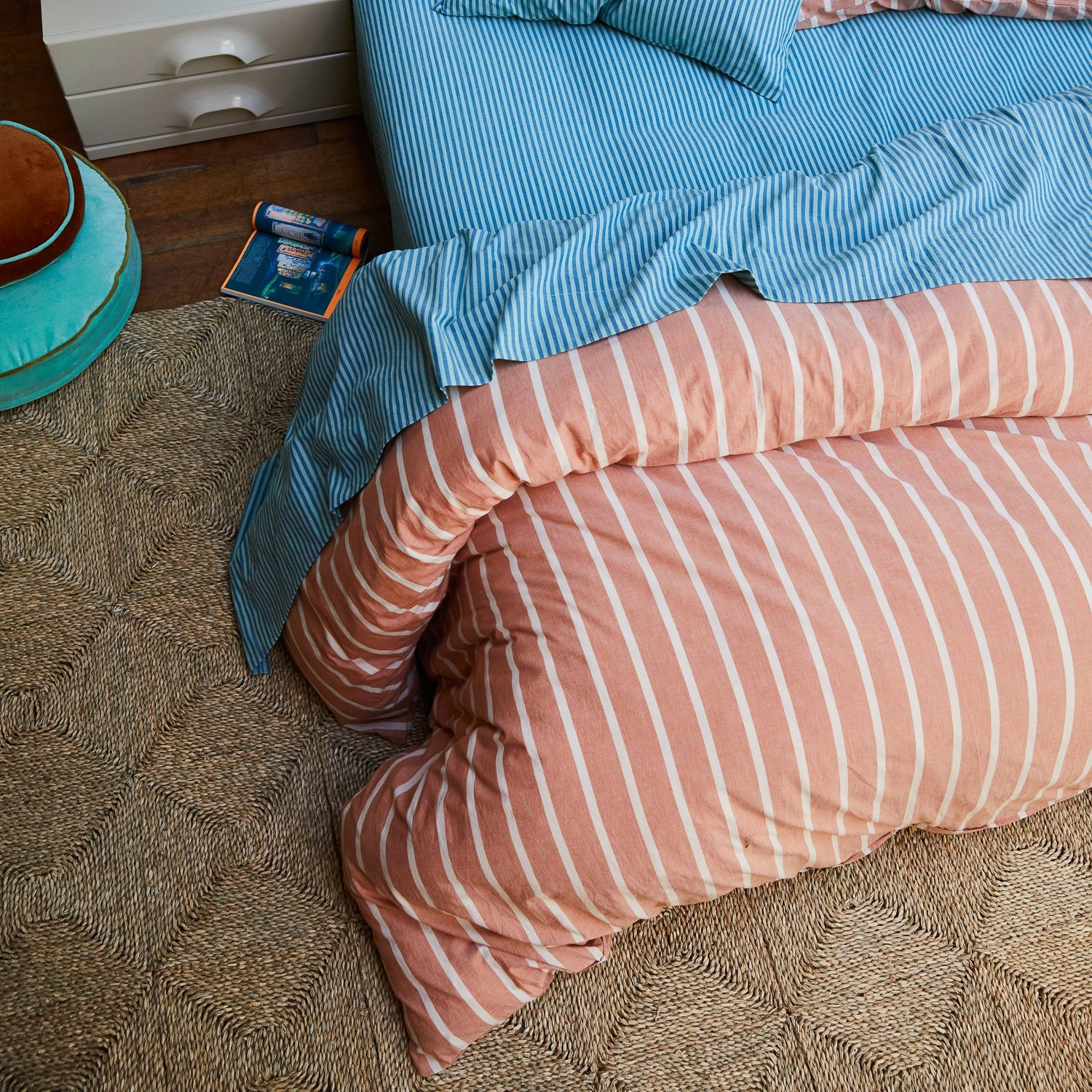 Abrielle Cotton Quilt Cover - Crème Caramel