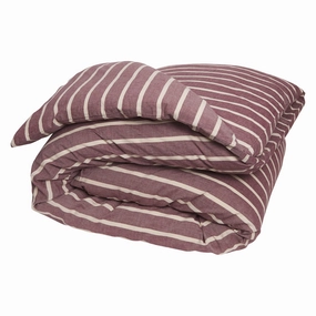 Abrielle Cotton Quilt Cover - Mahogany