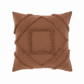 Adalyn Pecan 50 x 50cm Cushion by Linen House