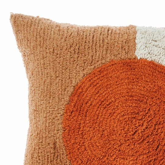 Aida Coral 48 x 48cm Cushion by Linen house