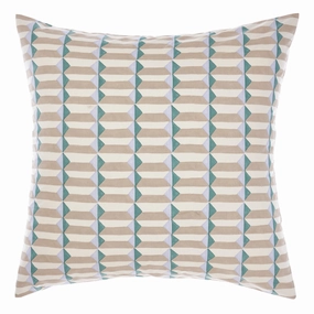 Aida Sky European Pillowcase by Linen House