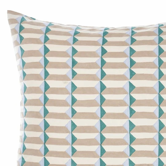Aida Sky European Pillowcase by Linen House