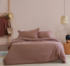 Alton Quilt Cover Set Range Burlwood
