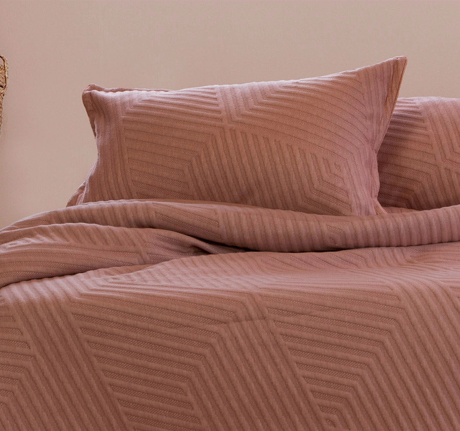 Alton Quilt Cover Set Range Burlwood