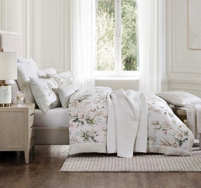 Amandaline Quilt Cover Set Range Ivory