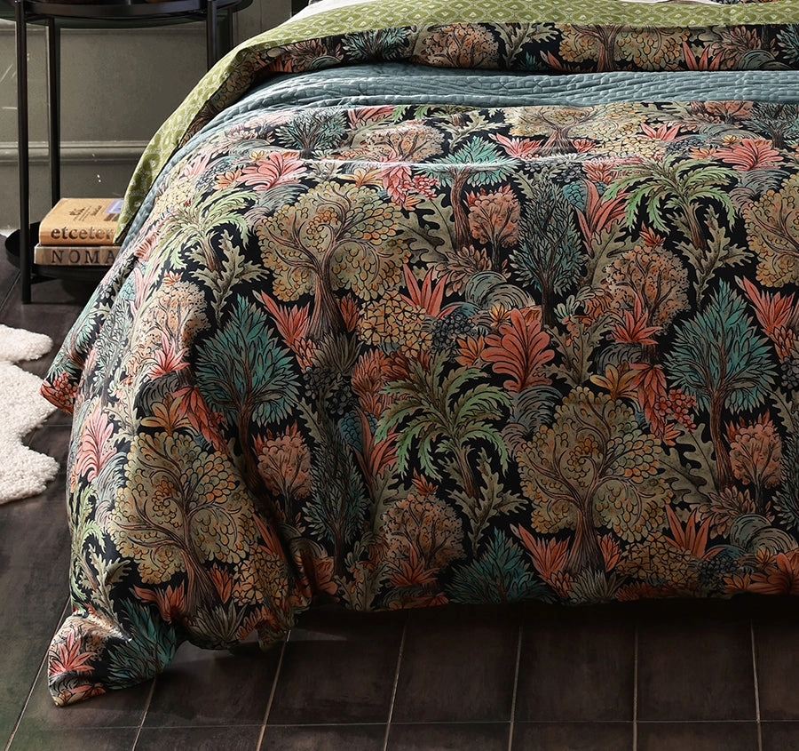 Anders Quilt Cover Set Range Green