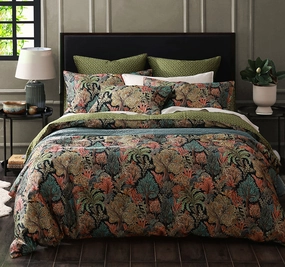 Anders Quilt Cover Set Range Green