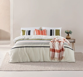 Arden Quilt Cover Set Range Grey