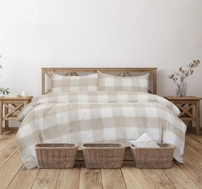 Ashlea Quilt Cover Set Range Clay