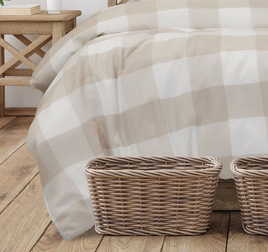 Ashlea Quilt Cover Set Range Clay
