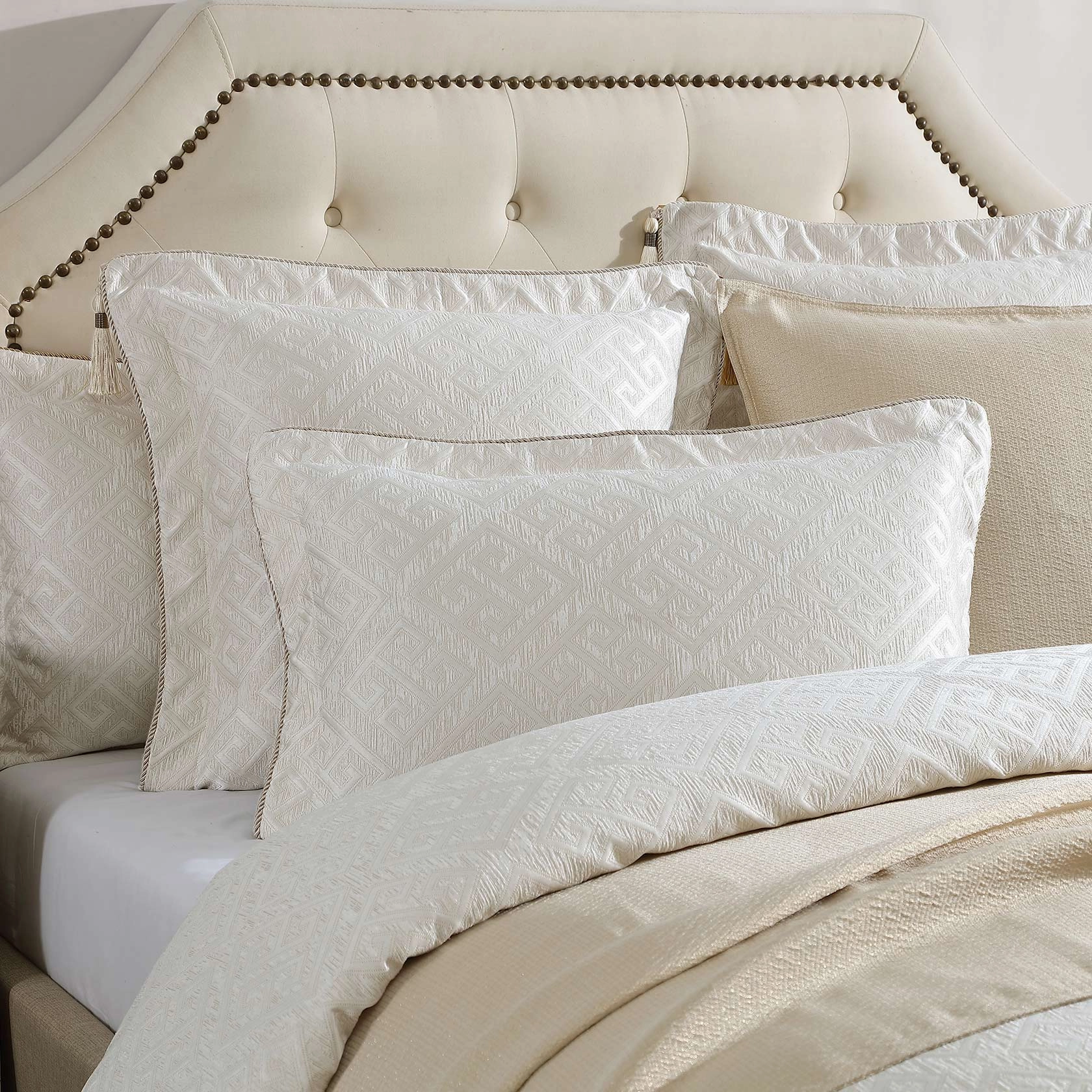 Athena Gold European Pillowcase by Davinci