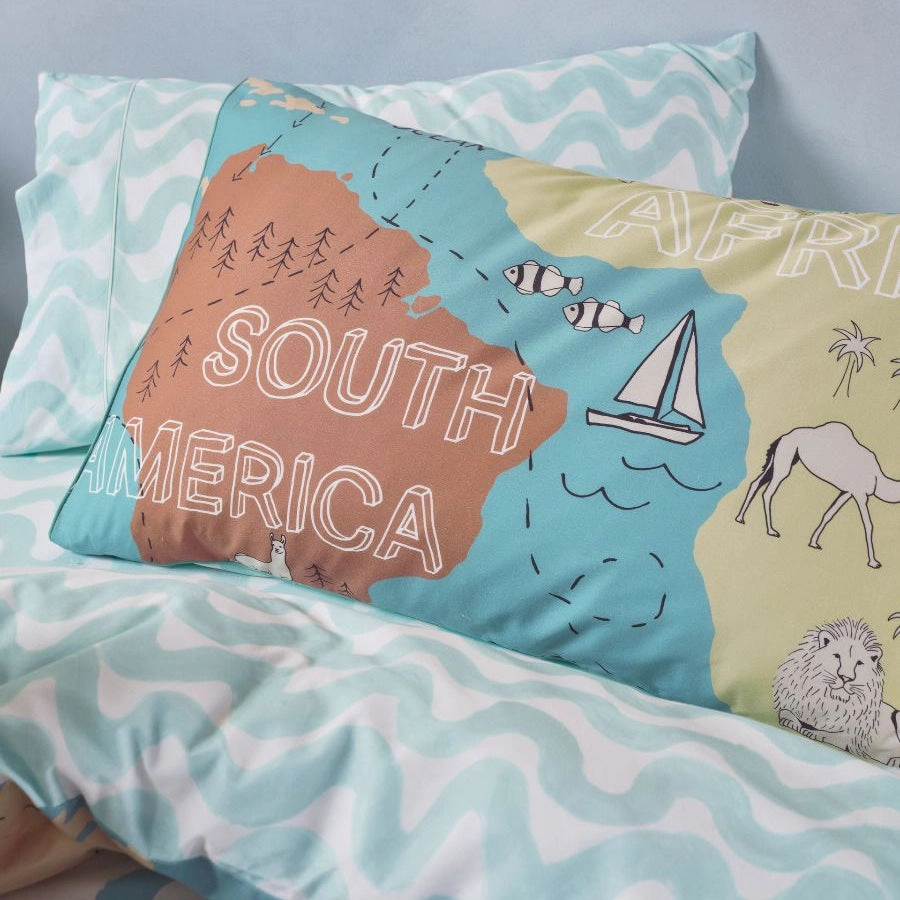 Atlas Quilt Cover Set by Linen House Kids