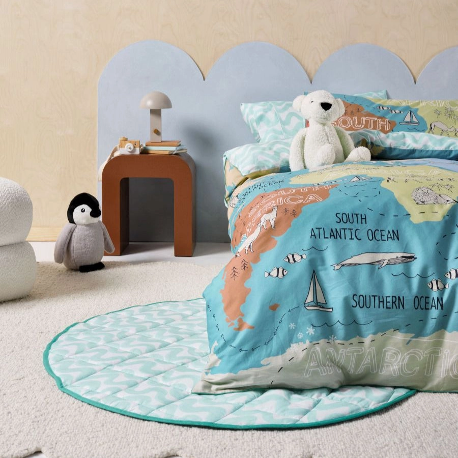 Atlas Quilt Cover Set by Linen House Kids