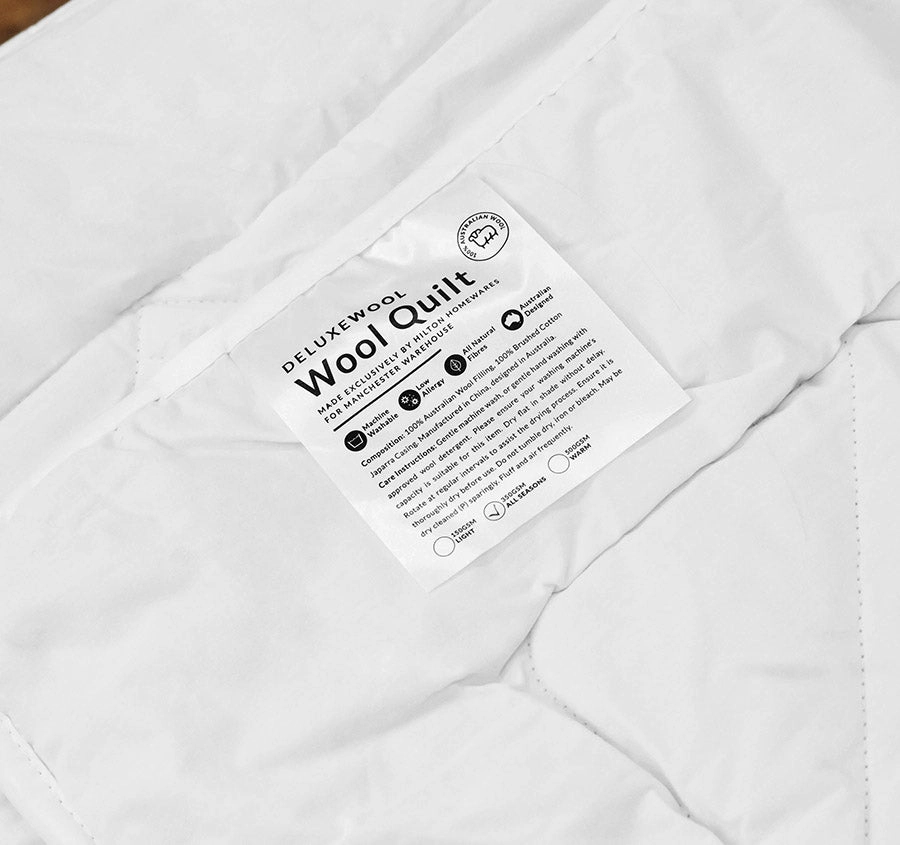 Australian Wool All Seasons 350GSM Quilt Range