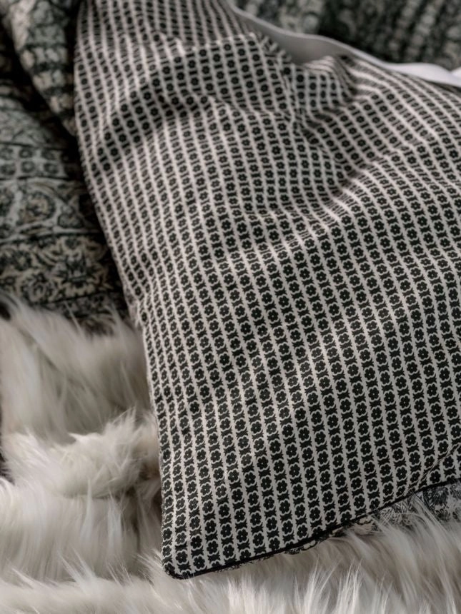 Azar Neutral Quilt Cover Set by Linen House