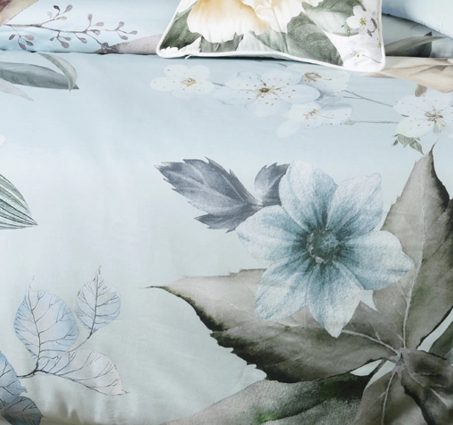 Azura Quilt Cover Set Range Blue