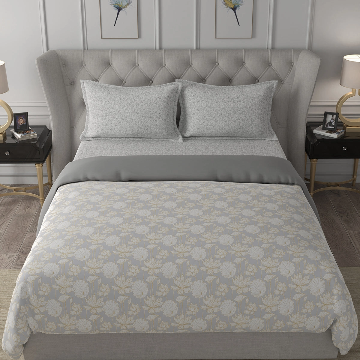 Backyard Patio Albrecht Summer AC Quilt/Quilted Bed Cover/Comforter Yellow