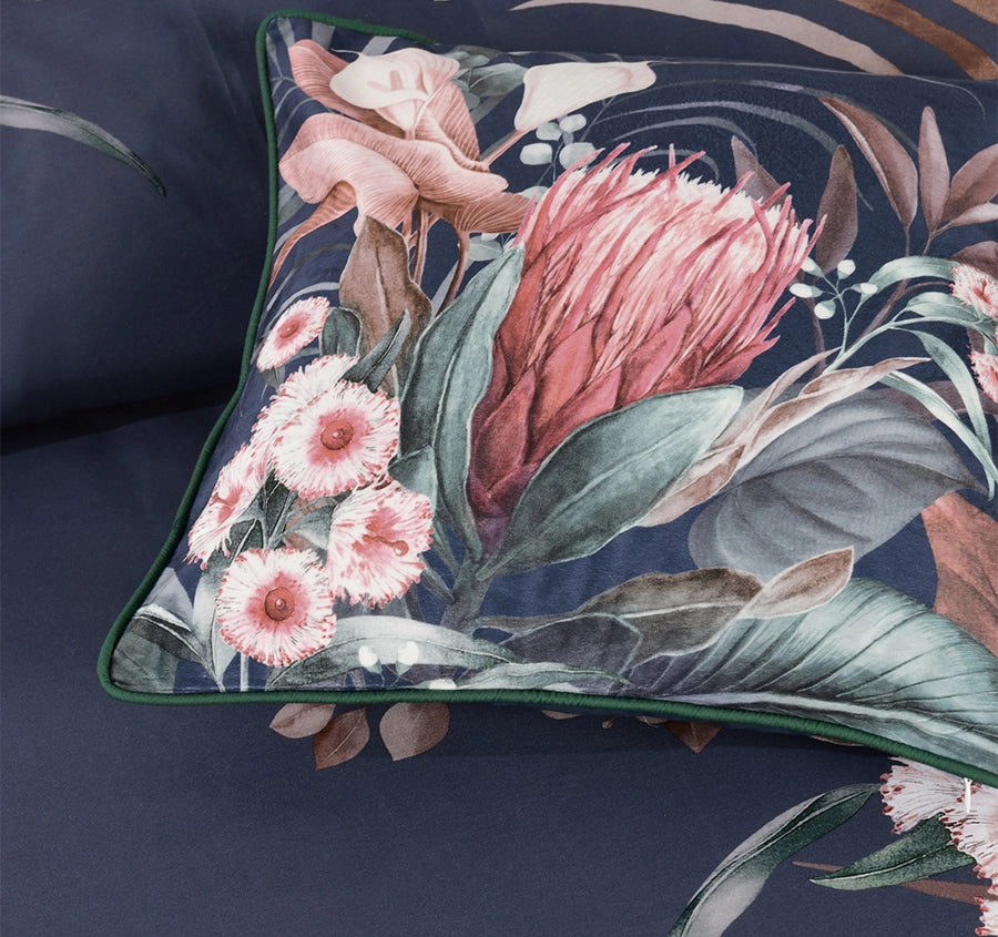 Balwyn Quilt Cover Set Range Navy