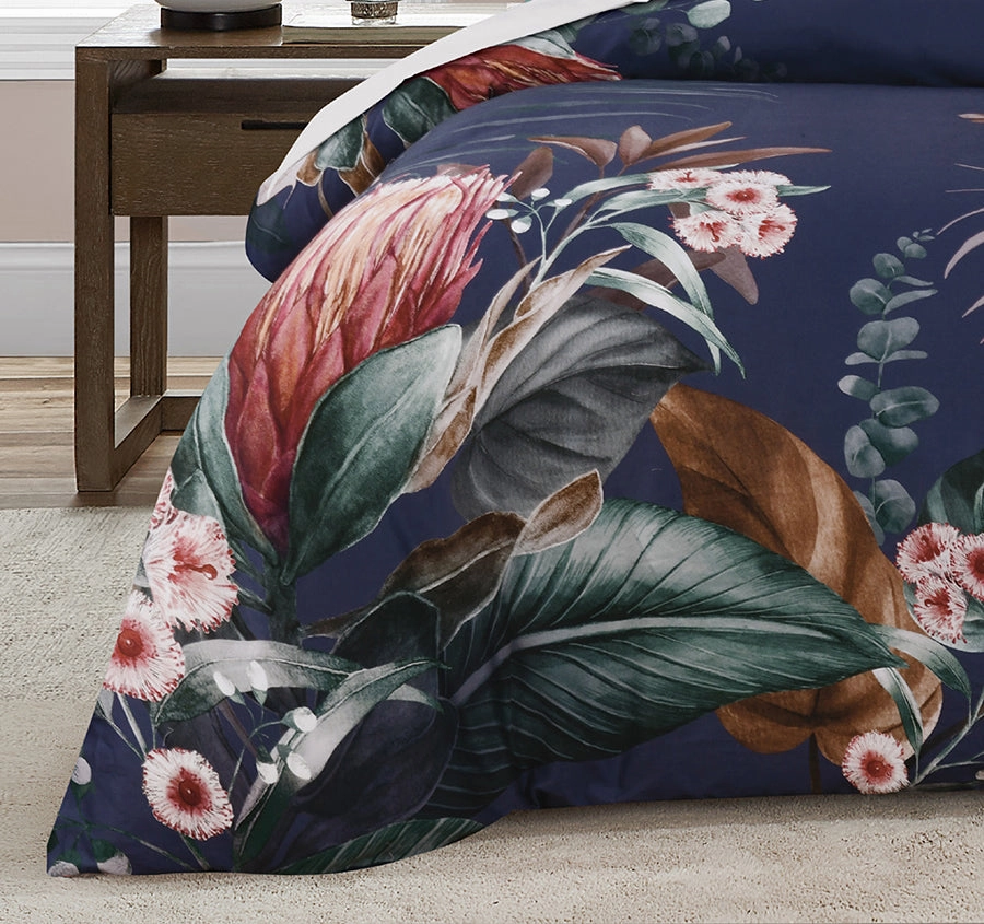 Balwyn Quilt Cover Set Range Navy