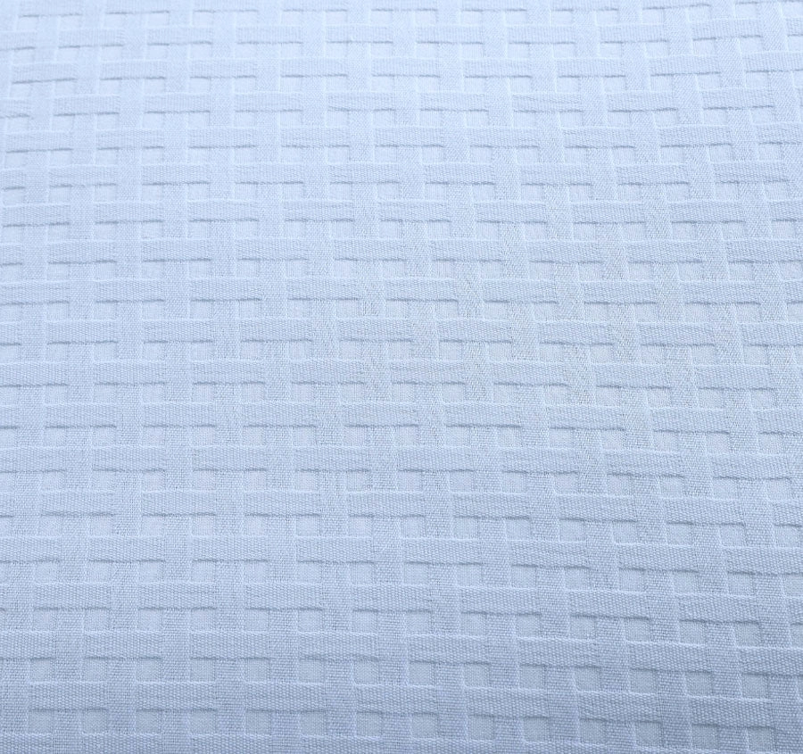 Basket Weave Quilt Cover Set Range Blue