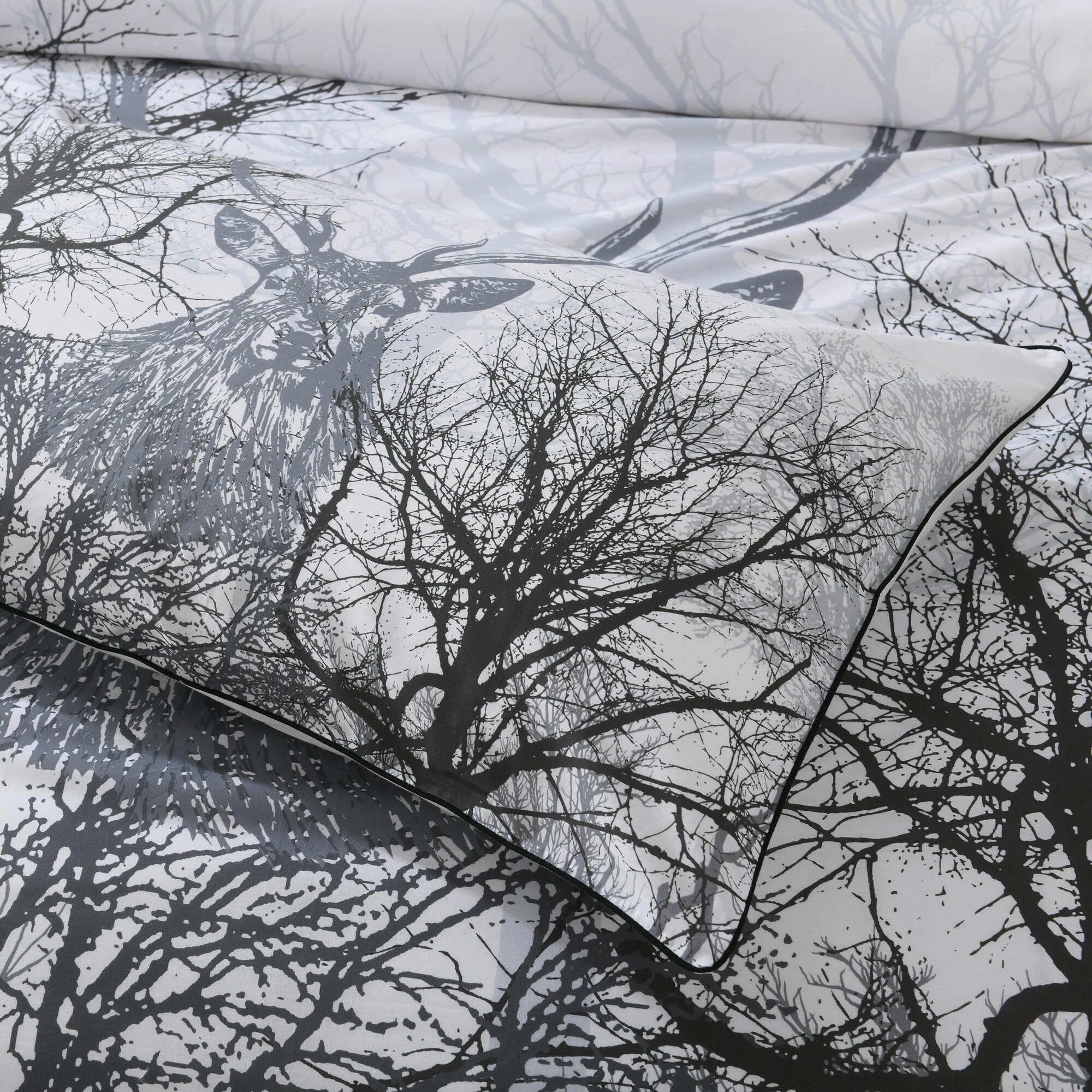 Bianca Buck Quilt Cover Set Grey