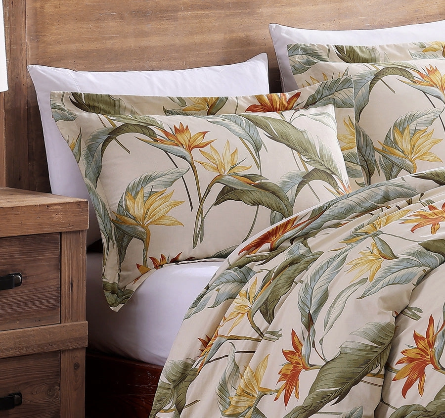 Birds Of Paradise Quilt Cover Set Range Ivory
