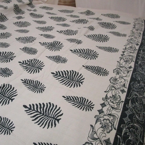 Blanket -emerald paisley