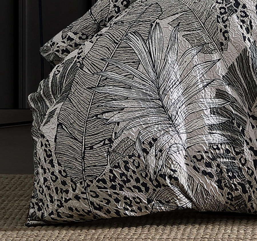 Borneo Quilt Cover Set Range Haze