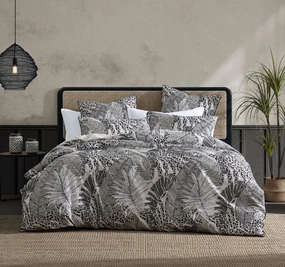 Borneo Quilt Cover Set Range Haze