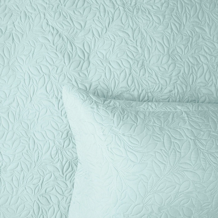 Botanica Glacier Coverlet Set By Bambury