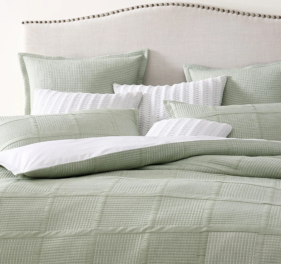 Bradshaw Quilt Cover Set Range Green