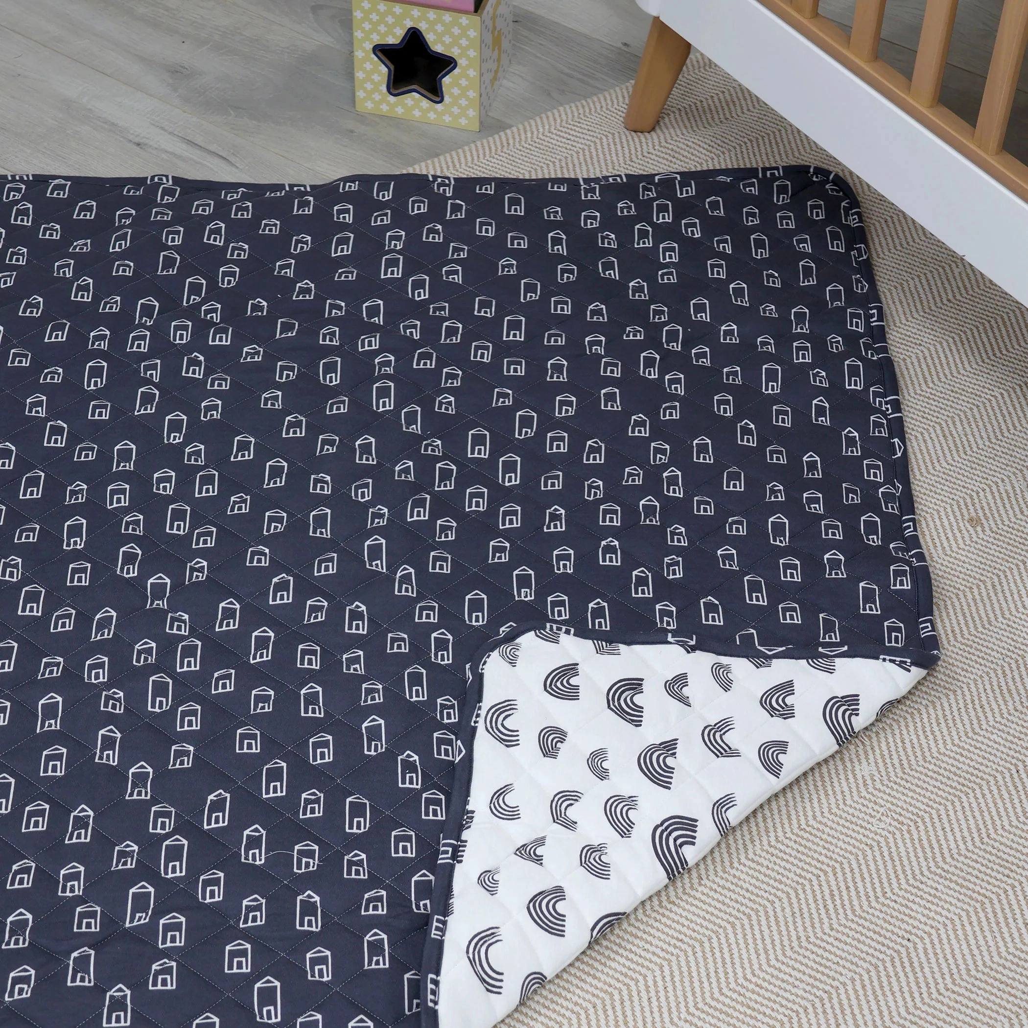 Bubba Blue Reversible Cot Quilt