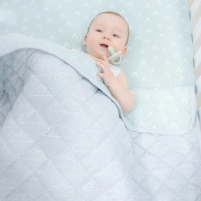 Bubba Blue Reversible Cot Quilt