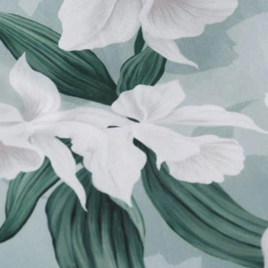 Cattleya Mist Quilt Cover Set by GRACE Linen House