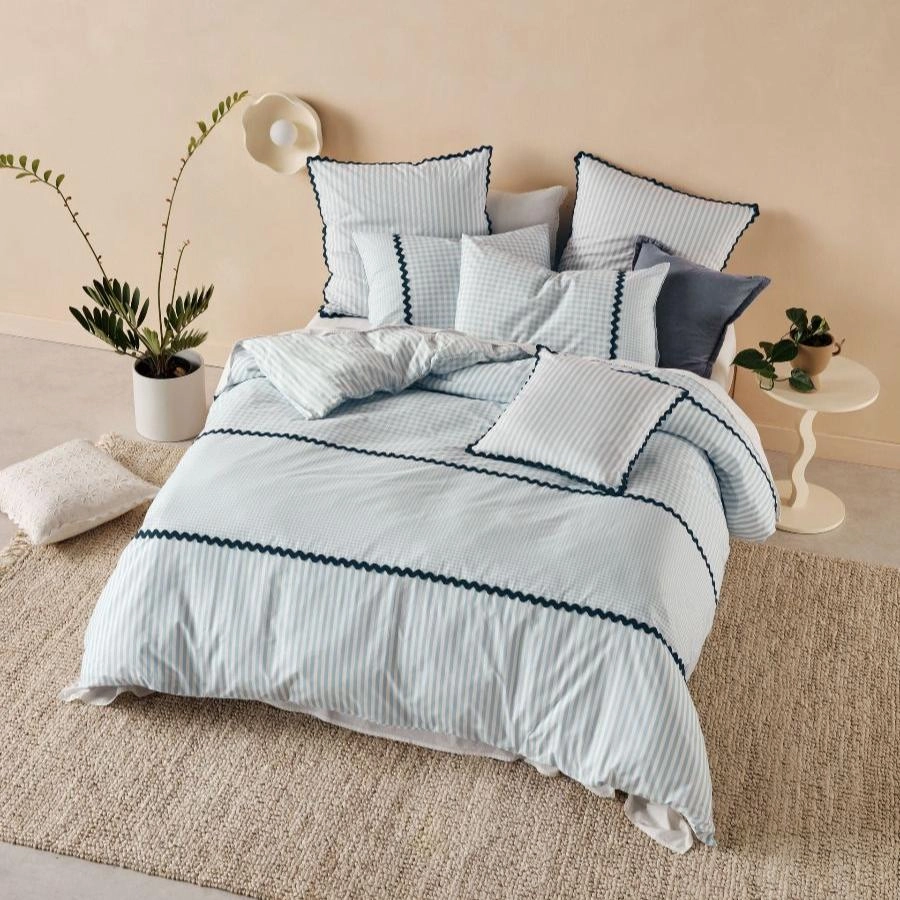 Chica Blue Cover Set by Linen House
