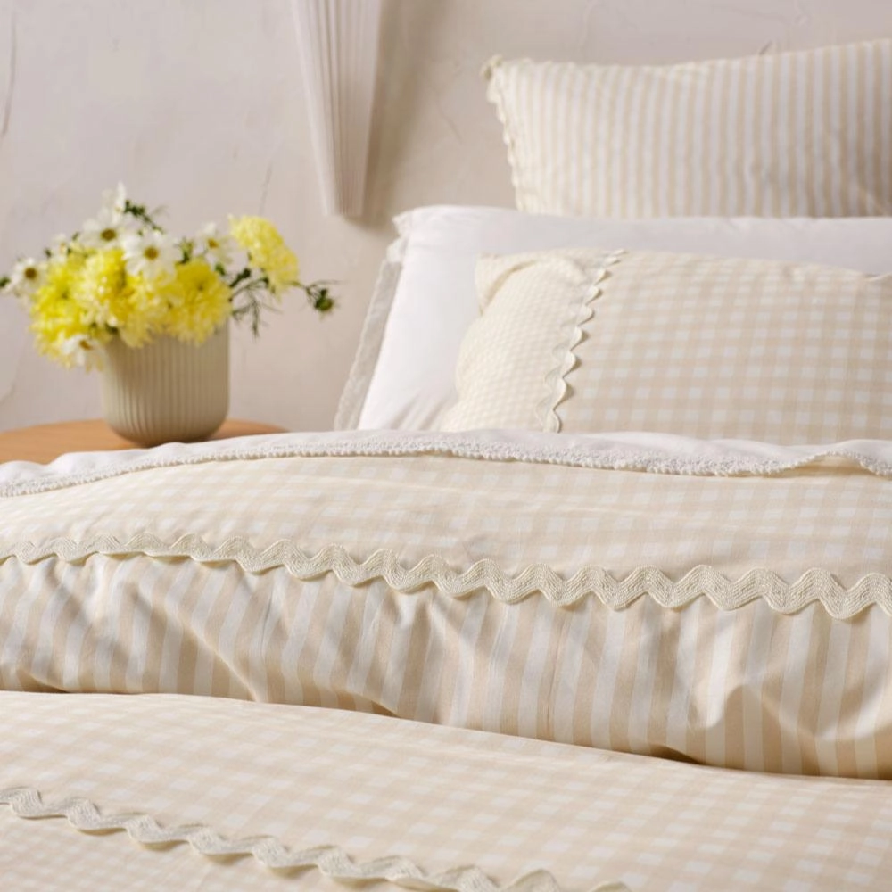 Chica Natural Cover Set by Linen House
