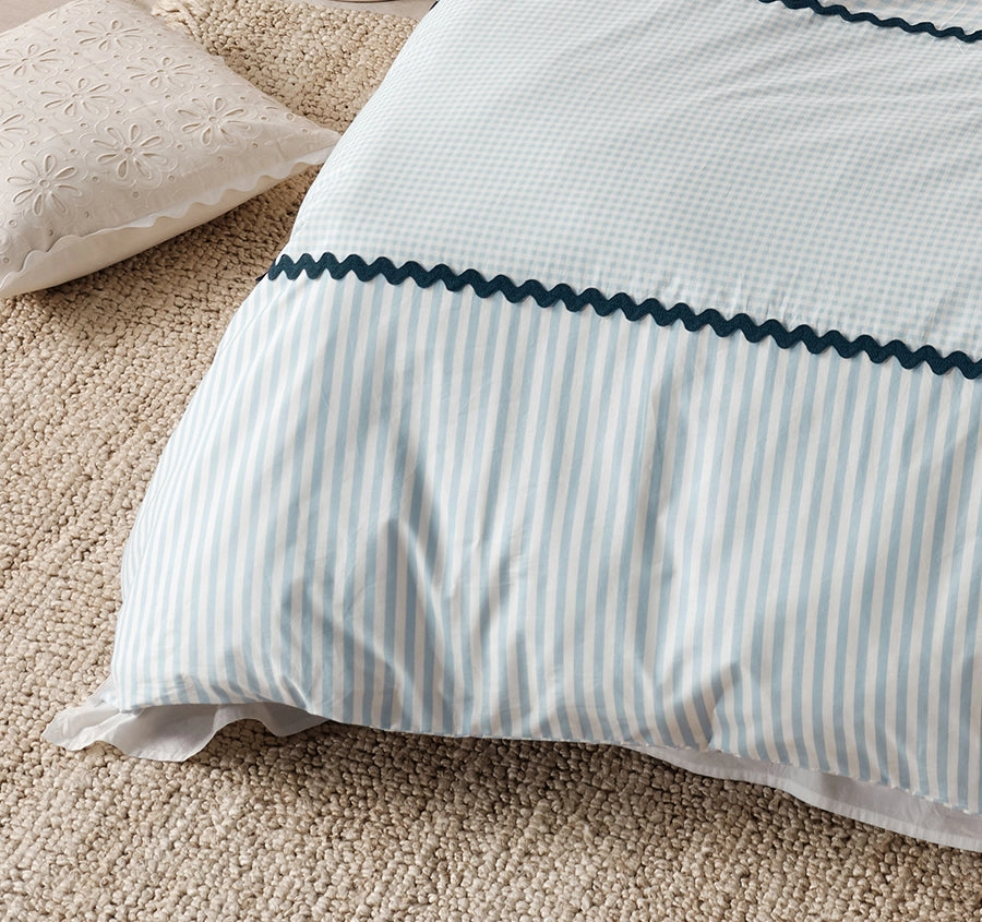 Chica Quilt Cover Set Range Blue
