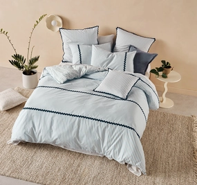 Chica Quilt Cover Set Range Blue
