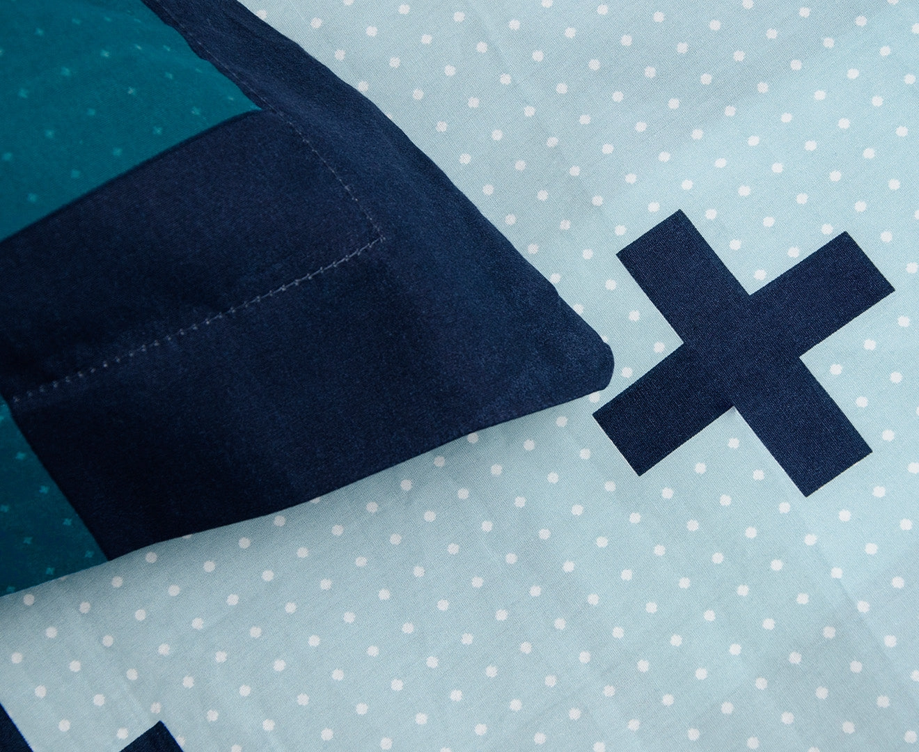 Christo Blue Quilt Cover Set by Ardor