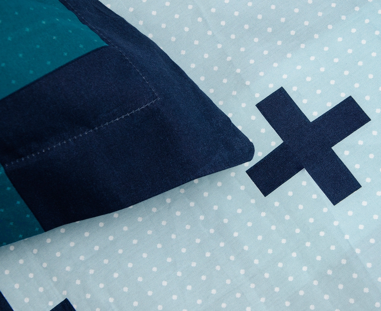 Christo Blue Quilt Cover Set by Ardor