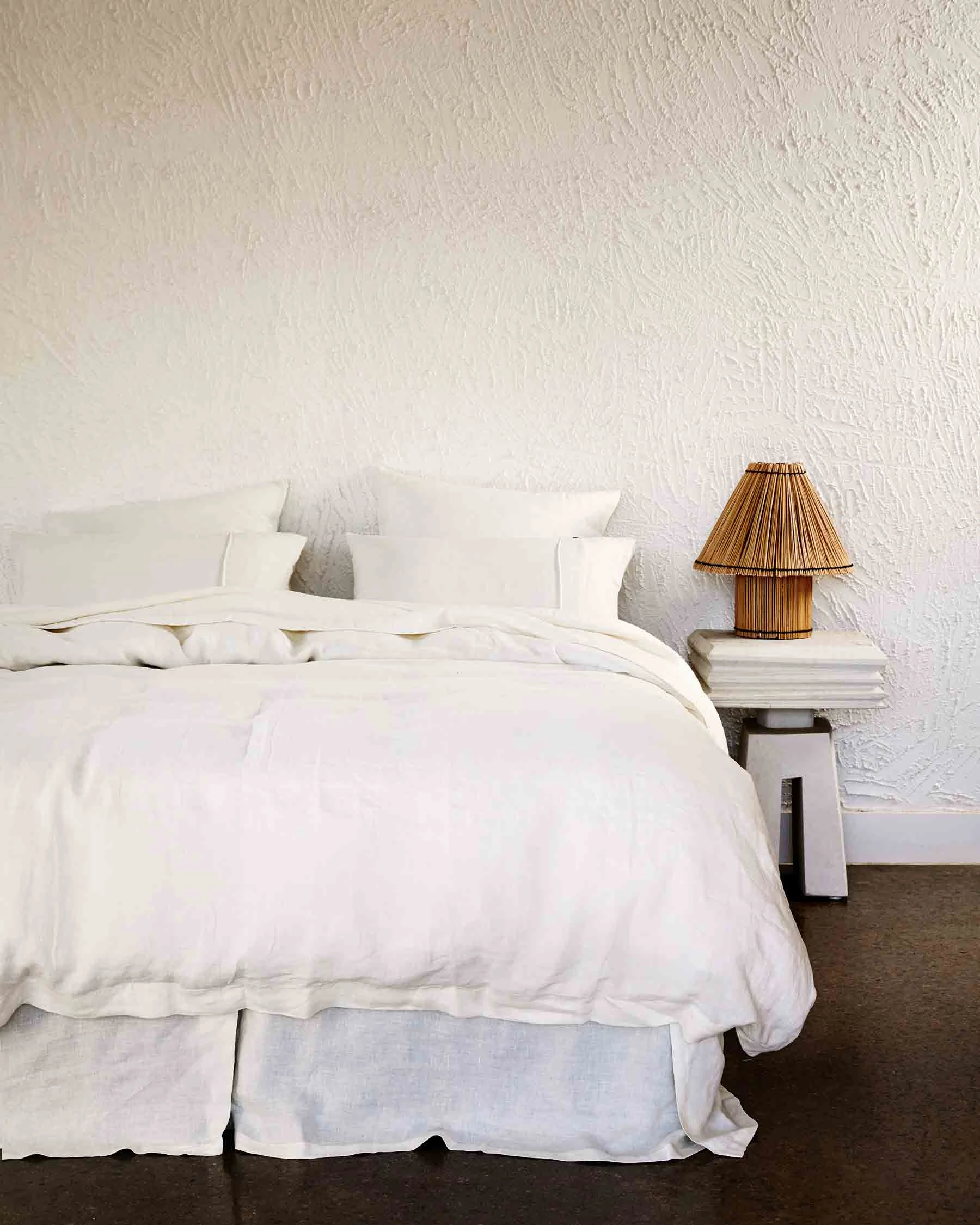 Cloud Dancer Linen Quilt Cover (US)