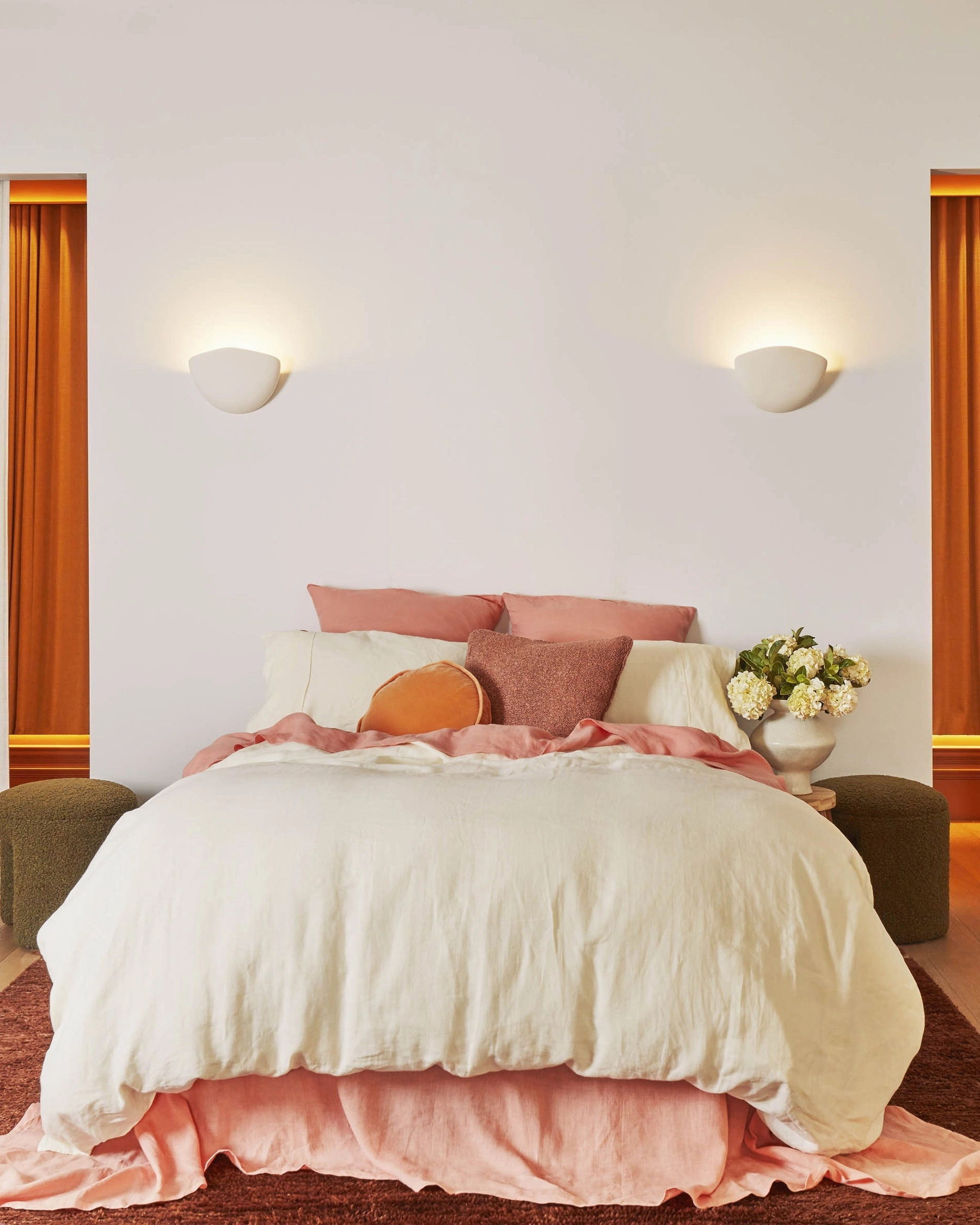 Cloud Dancer Linen Quilt Cover (US)